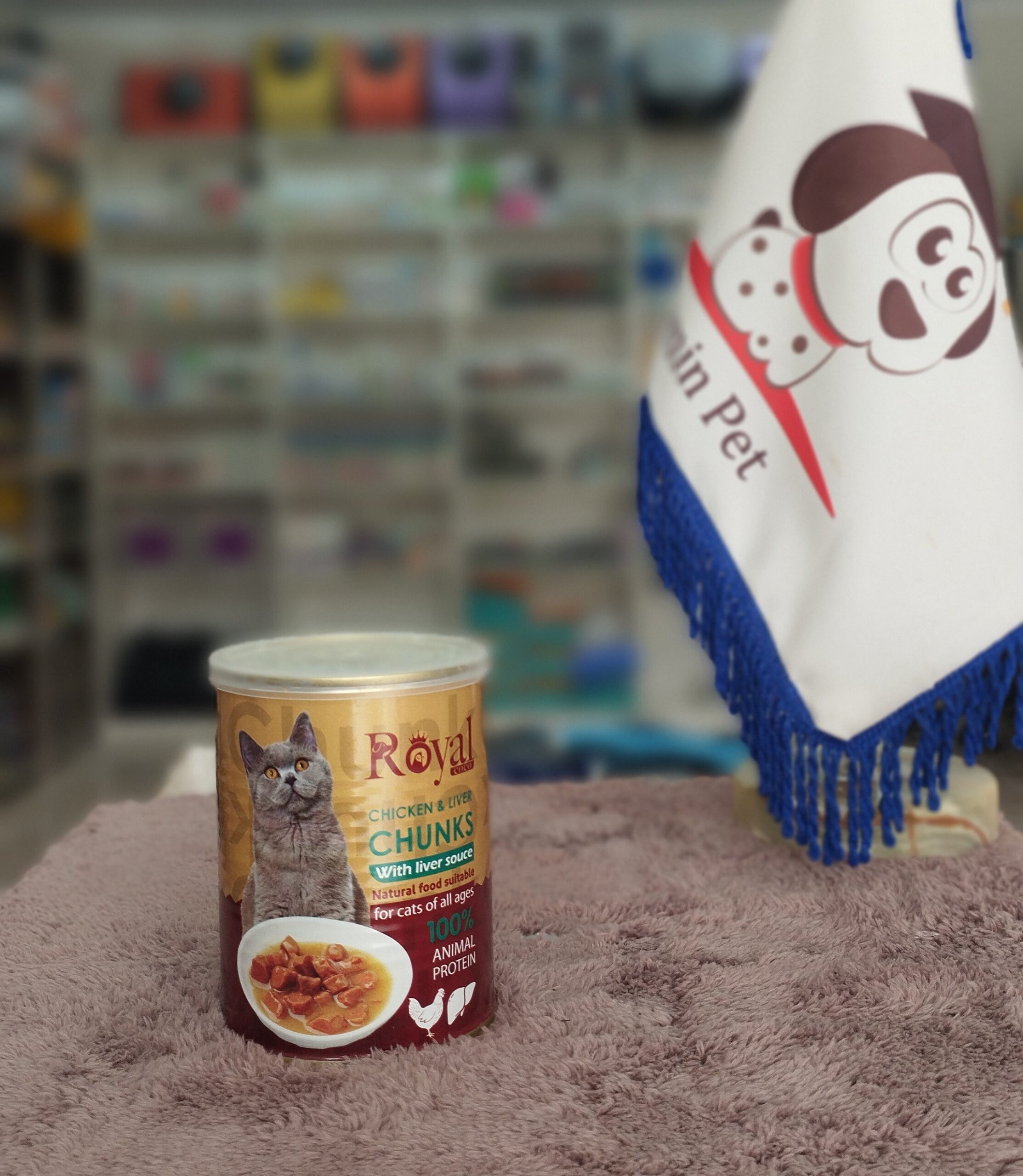 کنسرو رویال کوکو چانک گربه بالغ با طعم مرغ و جگر 380 گرمی