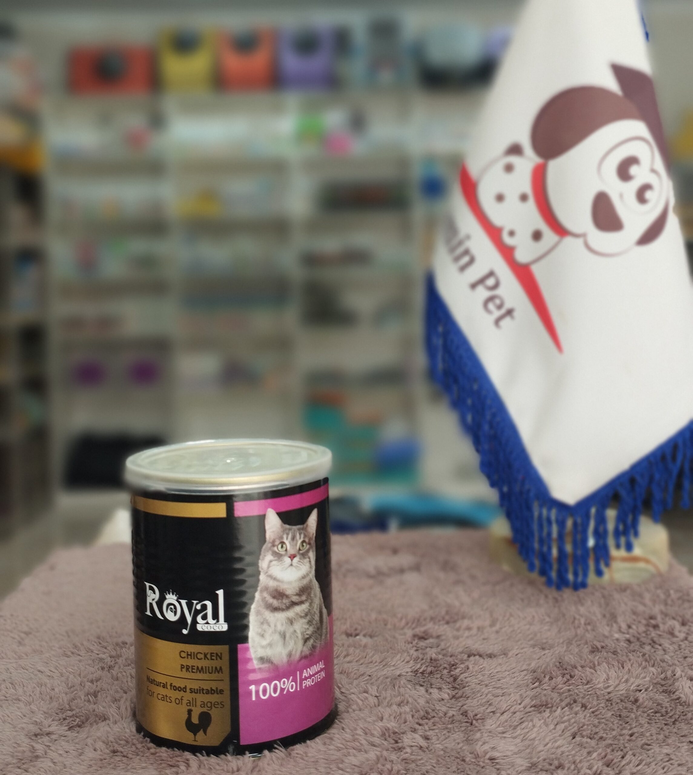 کنسرو رویال کوکو پته گربه بالغ با طعم مرغ  380 گرمی