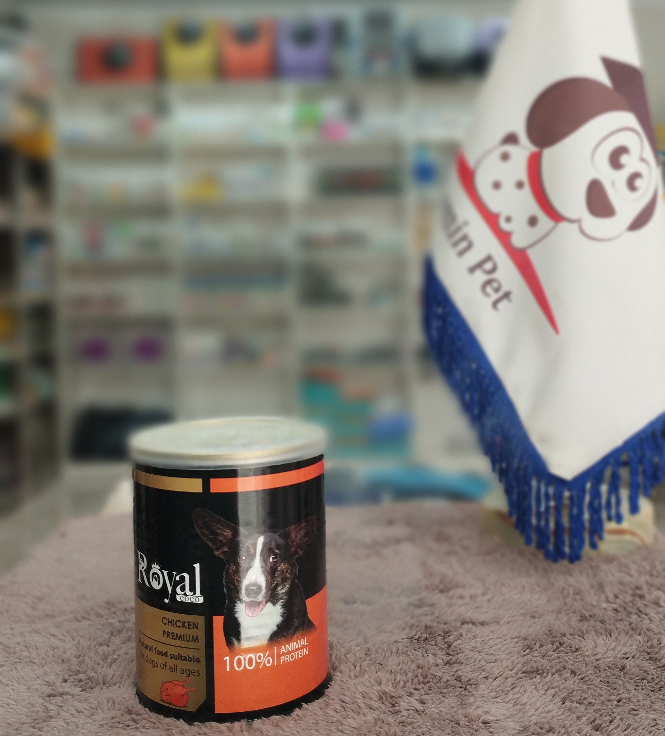 کنسرو رویال کوکو پته سگ بالغ با طعم مرغ 380 گرمی