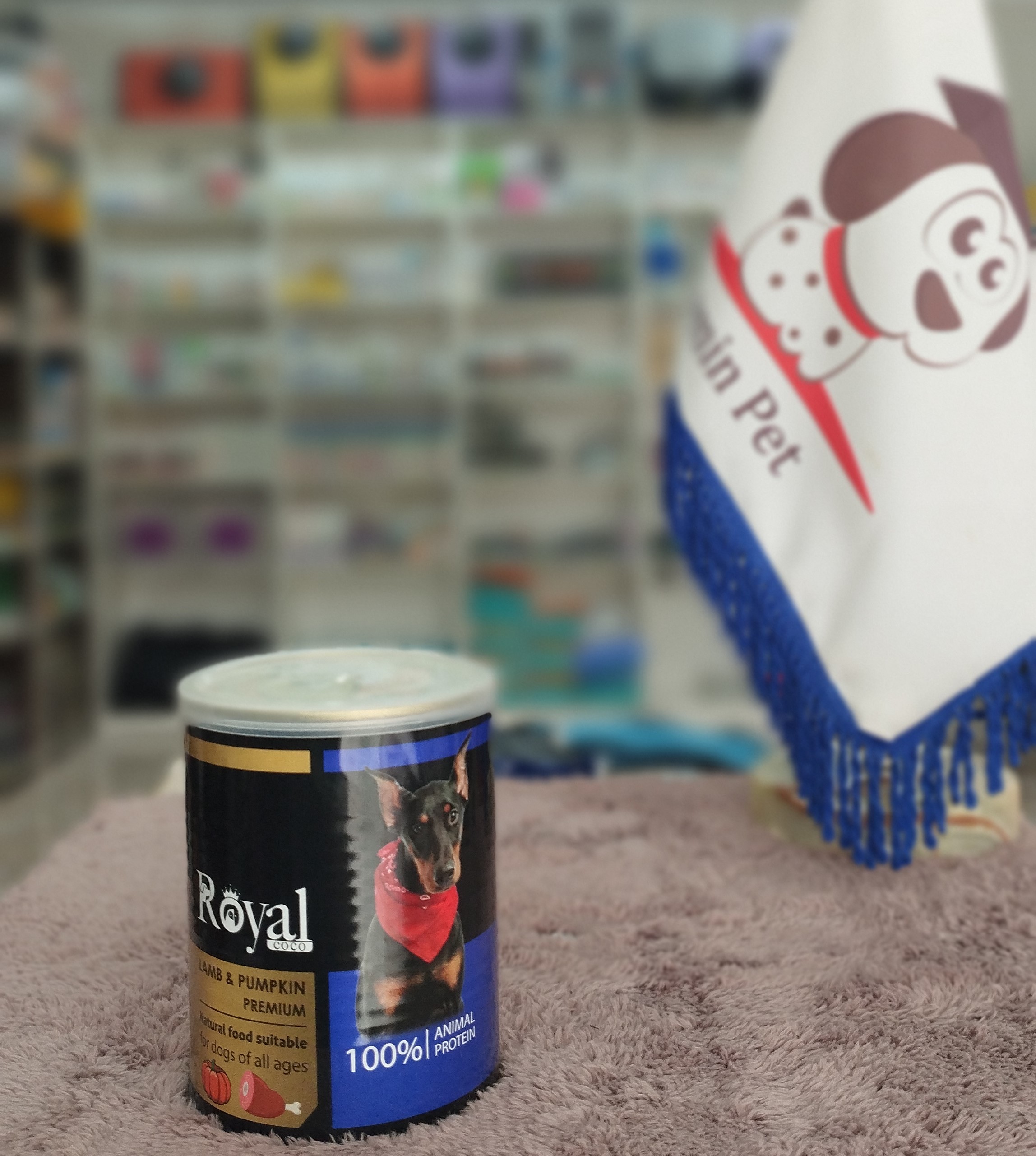 کنسرو رویال کوکو پته سگ بالغ با طعم بره و کدوتنبل 380 گرمی