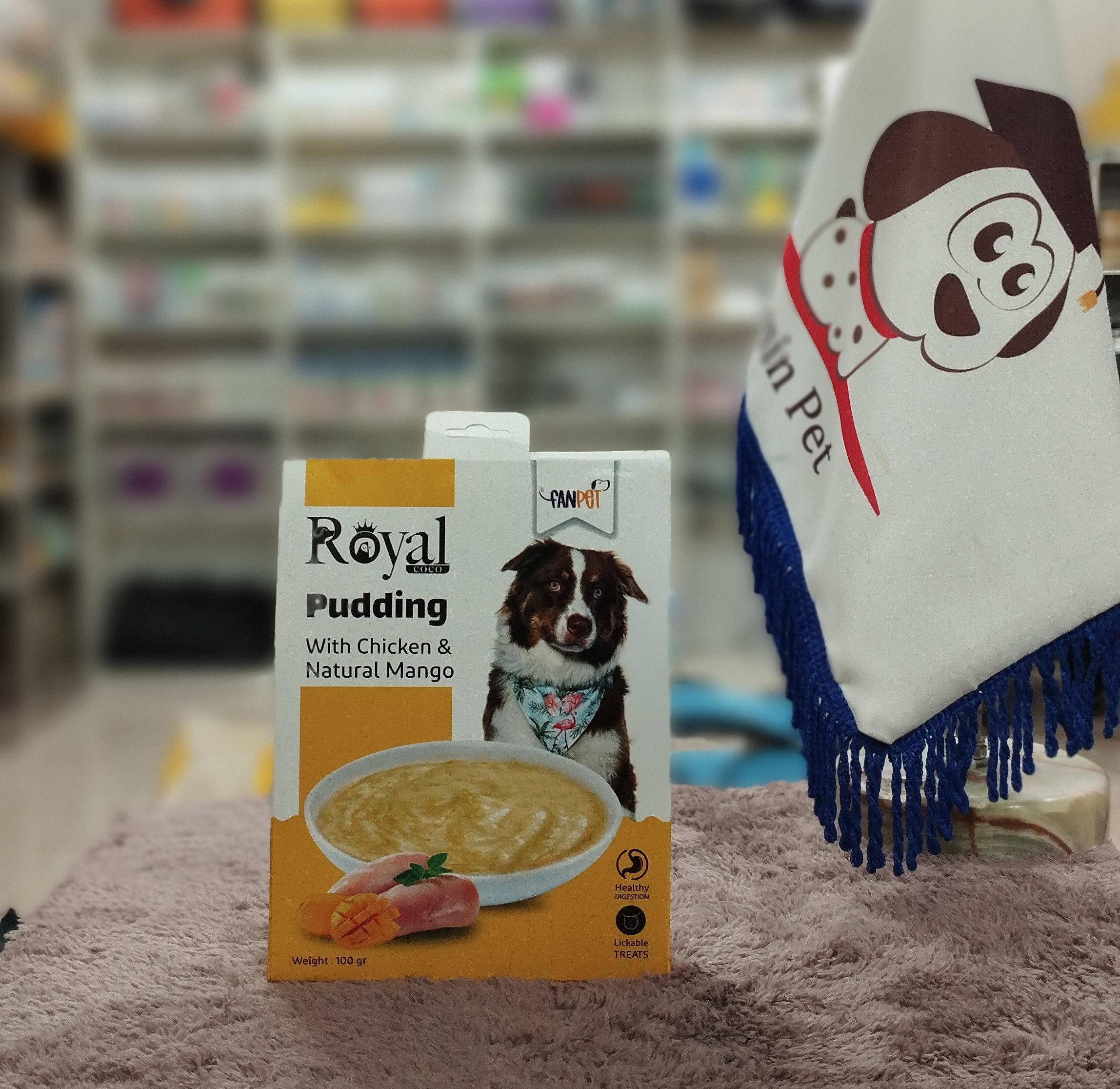 پودر پودینگ رویال کوکو مخصوص سگ با طعم مرغ و انبه